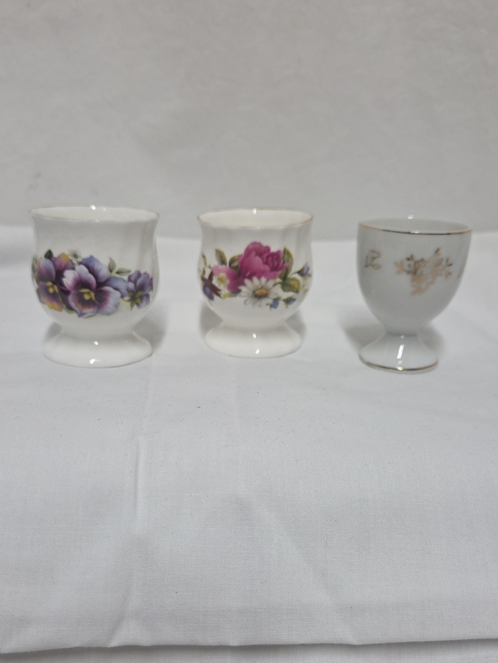 Vintage Set Of Egg Cup, Porcelin
